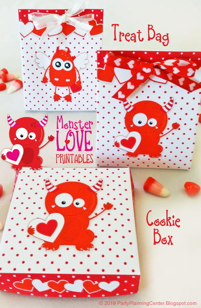 Monster Cookie Box and Candy Bag Monster Cookie Box and Candy Bag