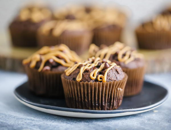 Healthy Chocolate Peanut Butter Muffins Healthy Chocolate Peanut Butter Muffins