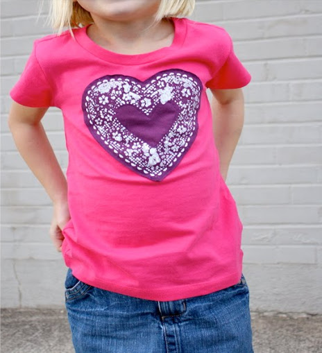 Painted Heart Shirt Painted Heart Shirt