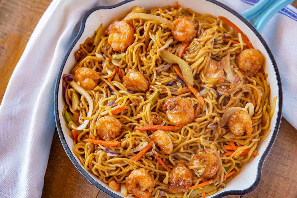 what is shrimp chow mein