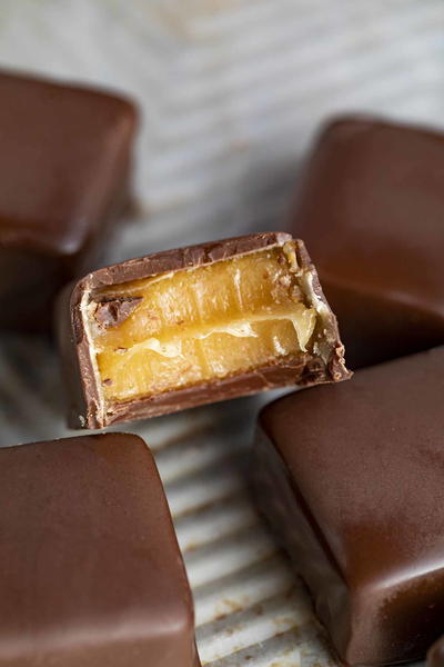 Chocolate Covered Caramels Chocolate Covered Caramels