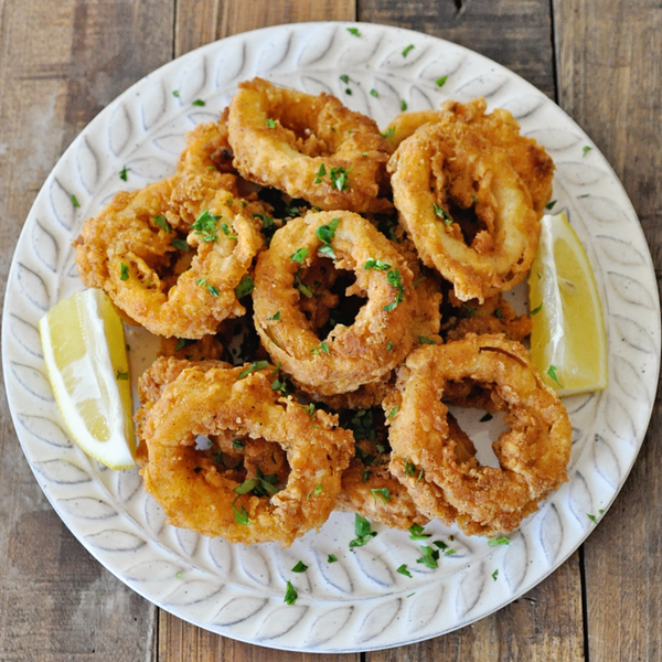 Fried Calamari with Spanish Paprika and Lemon Fried Calamari with Spanish Paprika and Lemon