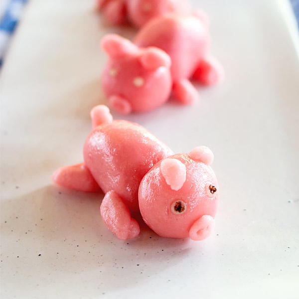 Good Luck Marzipan Pig Candy