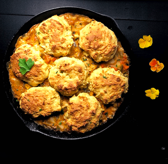 Cornbread Biscuit Topped Gluten Free Chicken Pot Pie Cornbread Biscuit Topped Gluten Free Chicken Pot Pie