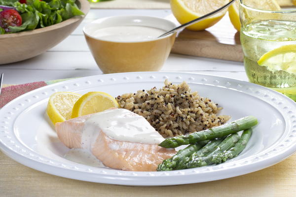 Lemonade Poached Salmon