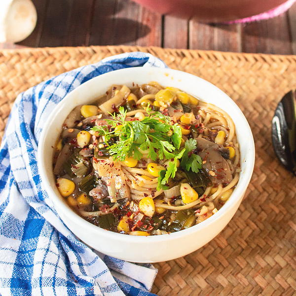 Hot and Sour Soup with Sweet Corn Hot and Sour Soup with Sweet Corn