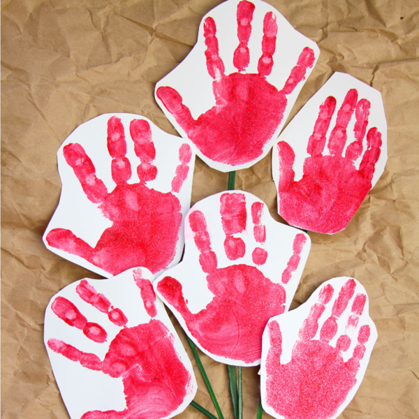 Handprint Roses Handprint Roses