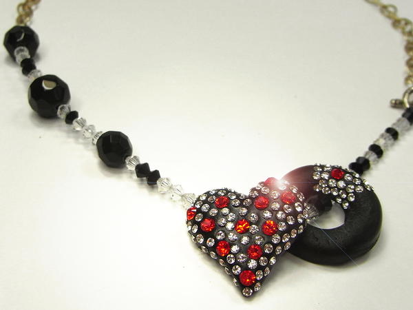 Clay Heart Necklace Clay Heart Necklace