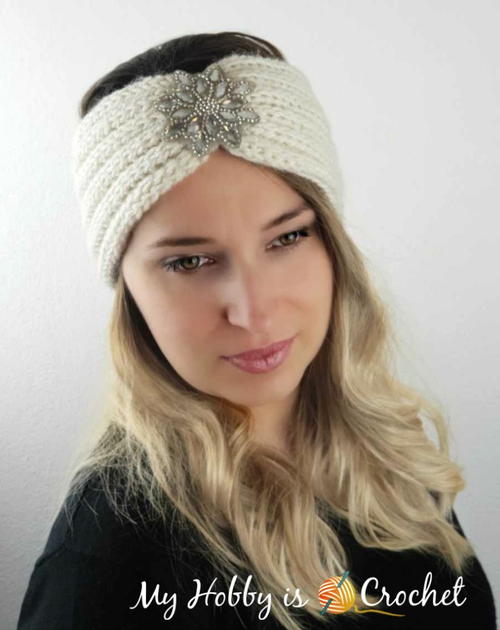 Rhinestone Ear Warmer Headband Rhinestone Ear Warmer / Headband