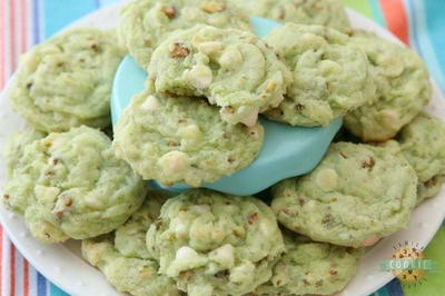 Pistachio Pudding Cookies