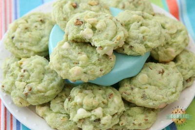 Pistachio Pudding Cookies