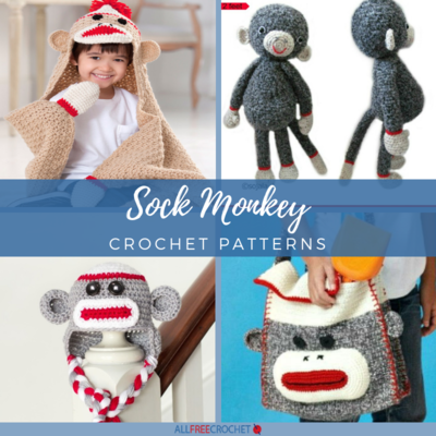 20+ Sock Monkey Crochet Patterns