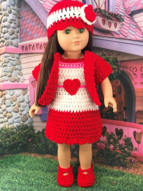 18" Valentine Outfit