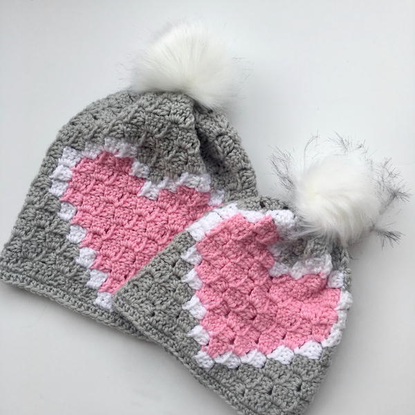 Heart C2C Hat Heart C2C Hat