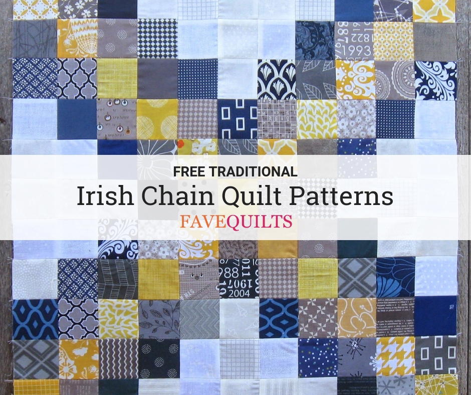 15 Traditional Irish Chain Quilt Patterns Free Favequilts Com