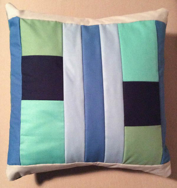 Modern Quilt Pillow Modern Quilt Pillow