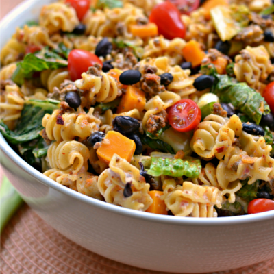 Easy Taco Pasta Salad Easy Taco Pasta Salad