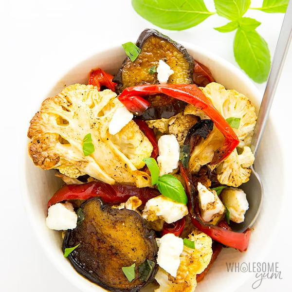 Easy Cold Roast Vegetable Salad Easy Cold Roast Vegetable Salad