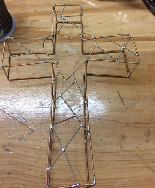 DIY Guitar String Wire Cross DIY Guitar String Wire Cross