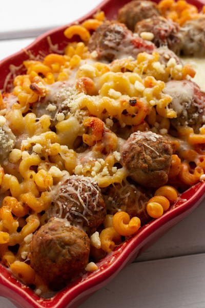 Dump and Bake Meatball Casserole