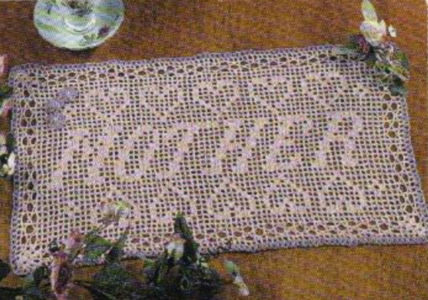 Mother's Day Crochet Runner Mother's Day Crochet Runner