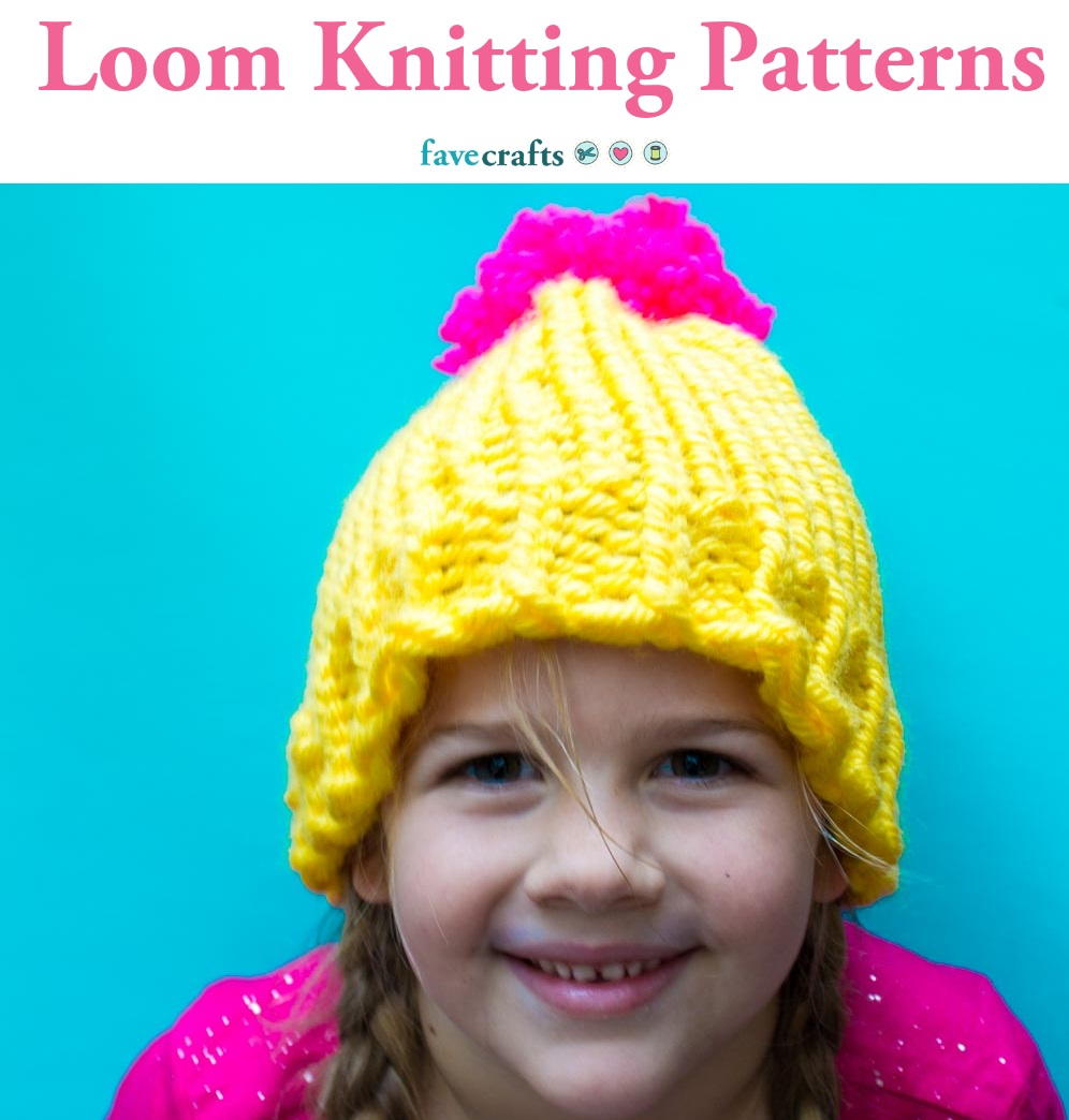 use a knitting loom