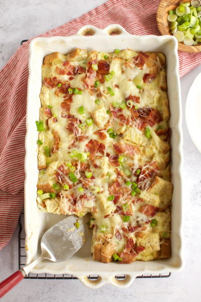 Gluten Free Maple Bacon and Gruyere Breakfast Casserole Gluten Free Maple Bacon and Gruyere Breakfast Casserole