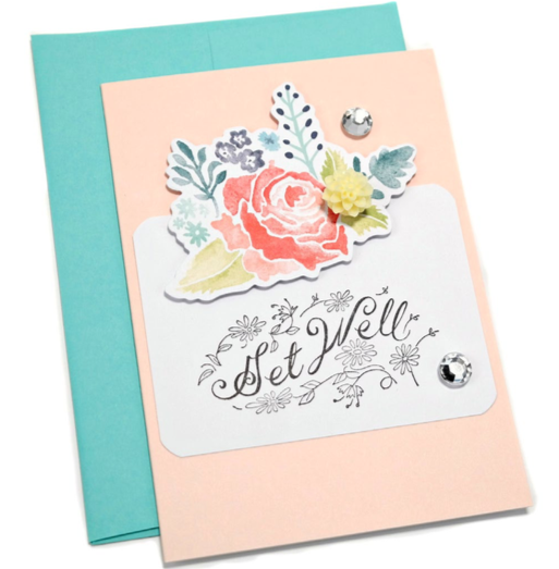Floral Get Well Card Floral Get Well Card