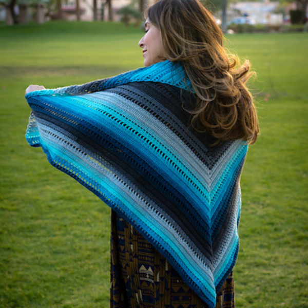 Set Adrift Triangle Shawl Set Adrift Triangle Shawl