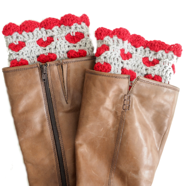 Sweetheart Boot Cuffs Crochet Pattern Sweetheart Boot Cuffs Crochet Pattern