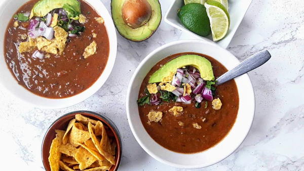 Easy Healthy Black Bean Soup Easy Healthy Black Bean Soup