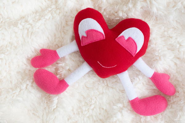 Heart Squeeze Plush Heart Pattern Heart Squeeze: Plush Heart Pattern