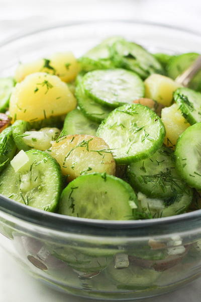 Potato and Cucumber Salad Potato and Cucumber Salad