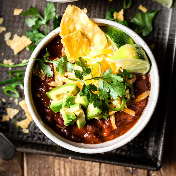 Smoky Vegetarian Black Bean Chilli Smoky Vegetarian Black Bean Chilli