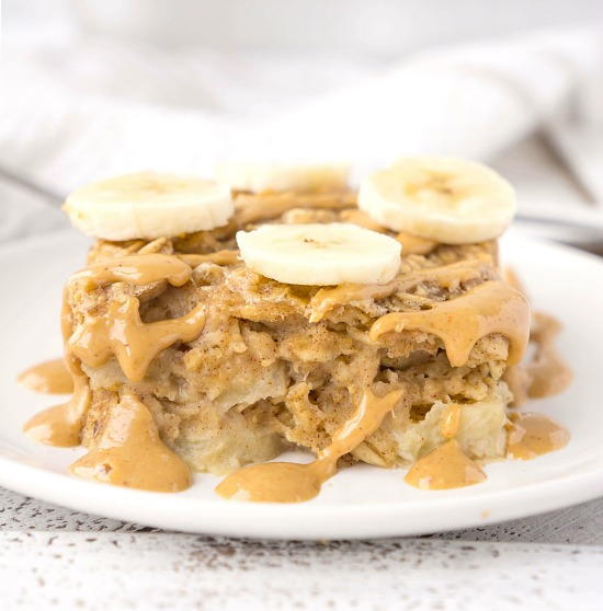 Peanut Butter Banana Baked Oatmeal Peanut Butter Banana Baked Oatmeal