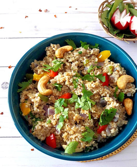 Savory Chia Oats Bowl Savory Chia Oats Bowl