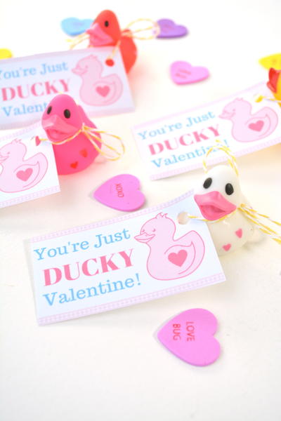 Youre Just Ducky Valentines with Printable “You’re Just Ducky” Valentines with Printable
