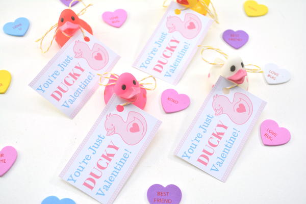 Youre Just Ducky Valentines with Printable “You’re Just Ducky” Valentines with Printable