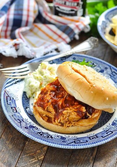 Root Beer Barbecue Chicken Slow CookerInstant Pot Root Beer Barbecue Chicken {Slow Cooker/Instant Pot}