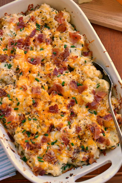 Loaded Cauliflower Casserole Loaded Cauliflower Casserole