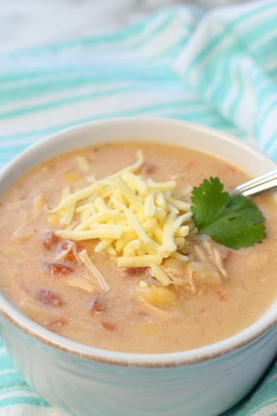 Slow Cooker Southwest Chicken Soup