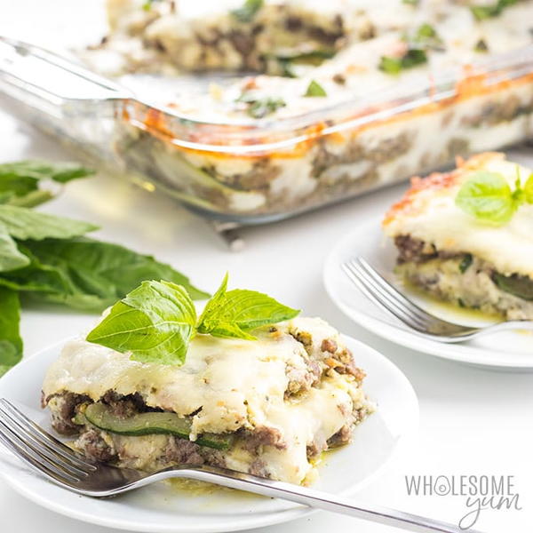 Low Carb Keto Zucchini Lasagna Recipe with Meat Pesto No Noodles Low Carb Keto Zucchini Lasagna Recipe with Meat & Pesto – No Noodles