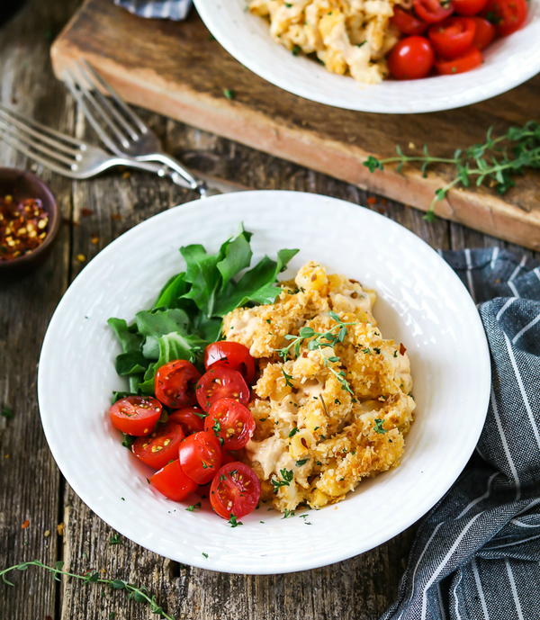 Baked Vegan Mac and Cheese Baked Vegan Mac and Cheese