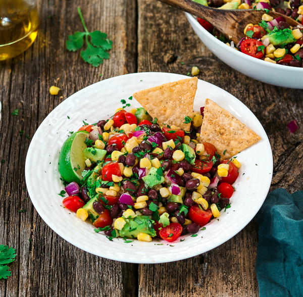 Avocado Black Bean Corn Salad W Cilantro Lime Dressing Avocado Black Bean Corn Salad W Cilantro Lime Dressing