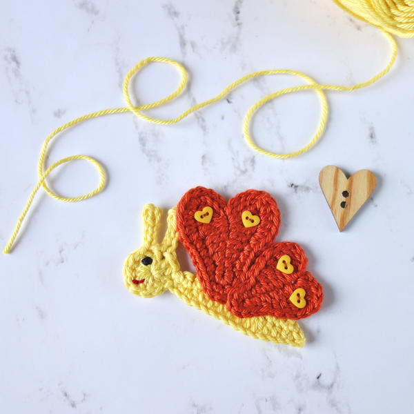 Crochet Butterfly Applique Crochet Butterfly Applique