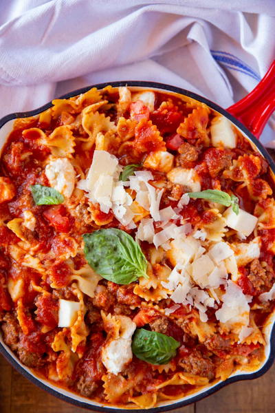 Easy Skillet Lasagna Easy Skillet Lasagna