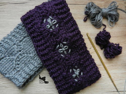 Schuyler Tunisian Crochet Ear Warmer
