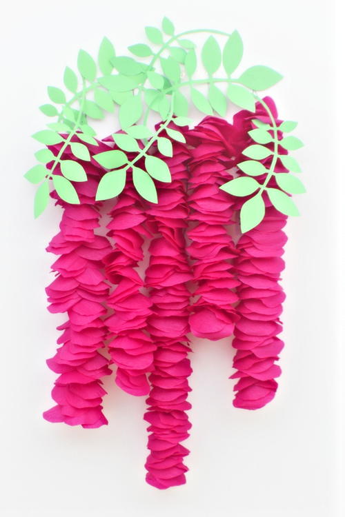 Crepe Paper Wisteria Crepe Paper Wisteria