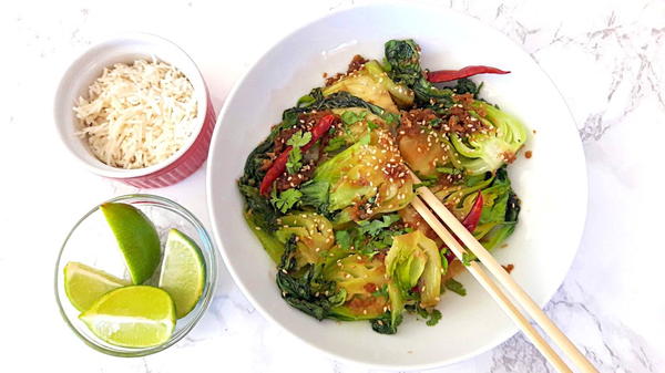 Ginger Garlic Bok Choy StirFry Ginger Garlic Bok Choy StirFry