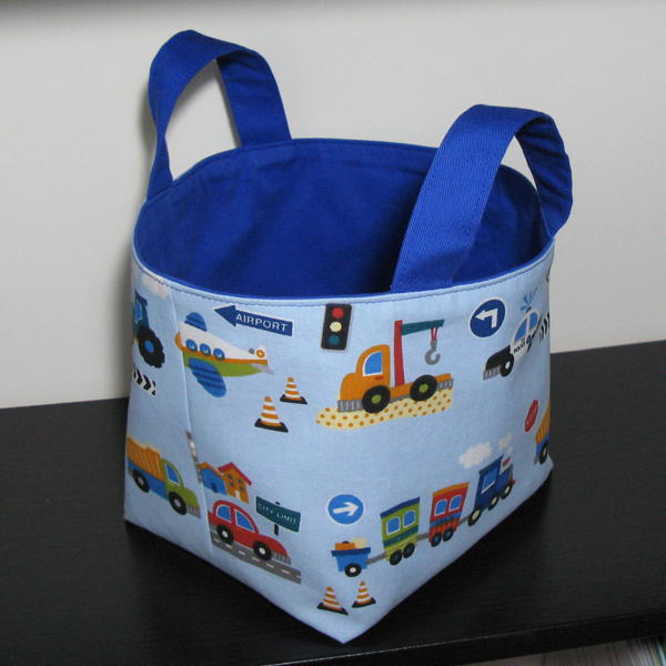 Fabric Basket with Handles Fabric Basket with Handles